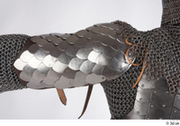  Photos Medieval Guard in mail armor 2 Medieval Clothing Soldier arm mail armor plate armor sleeve 0001.jpg